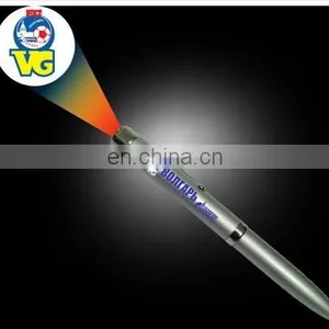 Multi Function School Used Led Pen Projection Logo Plastic Pen thumbnail-2