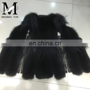 2017 Fashionable Beautiful Women Winter Real Fox Fur Fashion Vest thumbnail-6