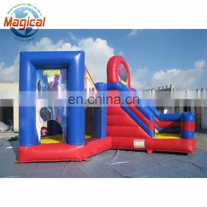 Spiderman Inflatable Combo Inflatable Bounce House Inflatable Bounce thumbnail-1