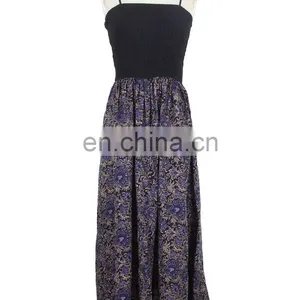Jacquard Lace Spaghetti Strap Dress Lady Sexy Wear Evening Dress Party Wear thumbnail-4