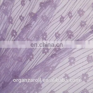 Fashion Design Flower Spraying Organza Dress Fabric thumbnail-1