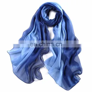 Popular Cheapest Multi-purpose Beach 100% Silk Scarf thumbnail-1