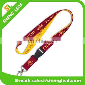 Light Color Cheap Custom Woven Lanyards thumbnail-1
