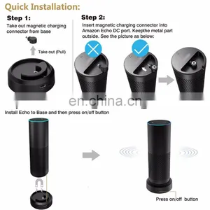 Echo Charging Station Smart Battery Base for Amazon Echo Speaker thumbnail-3