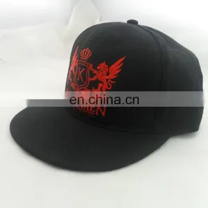 Embroidery Custom 6 Panel Hip Hop Snapback Hats thumbnail-3