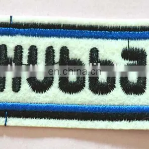 High Grade Custom Woven Labels for Clothing,center Folded Woven Label thumbnail-1