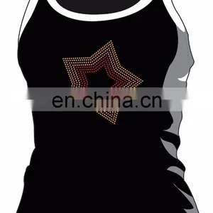 A Five-pointed Star ab Rhinestone Applique With Yellow, Pink, and Red Color thumbnail-2