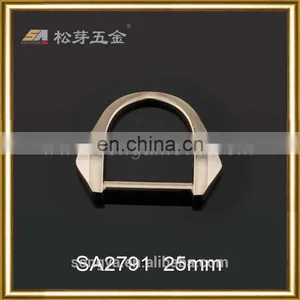 Custom Leather Handbag Metal Hardware Accessories Metal Ring Buckle, Plated Custom Metal D Ring thumbnail-1