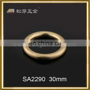 Song A Metal Lead Free Brass o Ring Buckle Polished Matt Round Buckle thumbnail-2