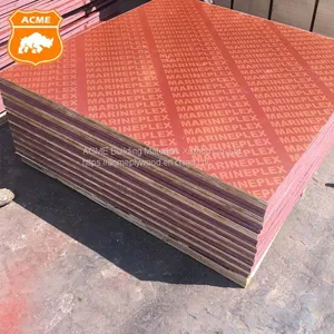 Black Waterproof Film Faced Plywood Construction Formwork Shuttering Plywood With Poplar Birch Hardwood Core thumbnail-3