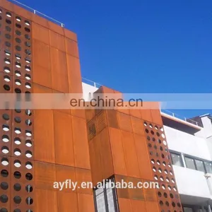 Corten Steel Cladding for Construction Weathering Steel thumbnail-3