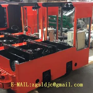 Underground Mine Mini Electric Locomotive Four Wheels Railway Vehicle thumbnail-7