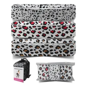 Leopard Printing Hip Circle Fabric Latex Resistance Bands thumbnail-5