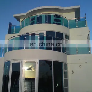 Stainless Steel Decoration Outdoor Handrail Low Price Per Metre Safety Balustrade Terrance Glass Railing thumbnail-6