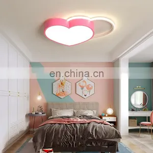 Simple Living Room Ceiling Lamp Creative Children's Room Bedroom Lamp LED Modern Personality Pink Light thumbnail-3