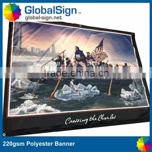 Advertising Knitted Polyester Banners With Pockets thumbnail-1
