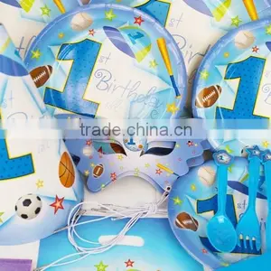2016 New 78pcs Sports Boy Kids Boys Birthday Party Decorations Kids Event Party Supplies Party Decoration PS001 thumbnail-4