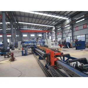 3 Spindle CNC Drilling Line for Profiles and Beams,Structural Steel Beam Drilling Machine (Drill Line) thumbnail-5