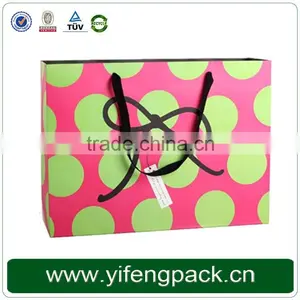 Low Price Popular Glossy Lamination White Colour Elegant Newest Advertising Shopping Paper Bag in Guangdong thumbnail-1