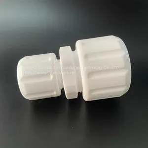 Water Repellency Corrosion Resistance White Virgin PTFE Straight Union Reducer 1 thumbnail-2