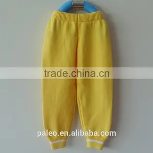 Eco-friendly Cotton Knitting Pattern Design Girl Night Trousers for Spring thumbnail-5