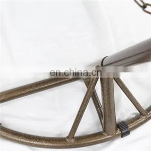 Indoor & Outdoor FurnitureStandalone PE Rattan Wicker Metal Hanging Egg Chair Hammock Swing Chair Gardern Furniture thumbnail-4