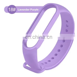New In Stock Silicone Strap For Original Mi Band 6 5 Smart Band Replacement Miband 6 5 Nfc Bracelet Watch Accessories thumbnail-4
