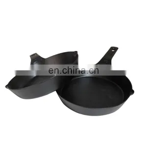China Manufacturer Colorful Enamel Coating Cast-iron Skillet thumbnail-2