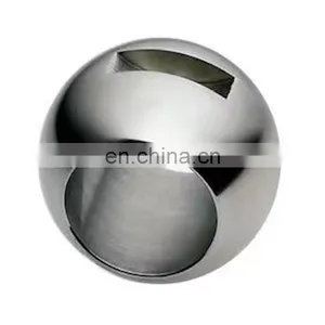 DN40/DN50/DN65 SS304 Stainless Steel Valve Ball for Iron 3 Way Water Ball Valve thumbnail-4