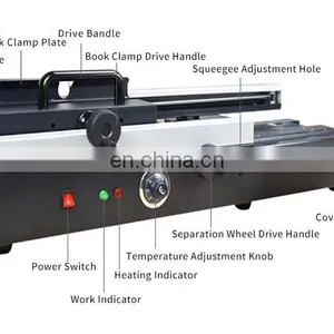SBM-50D Samsmoon Hot Glue Book Binder Binding Machine A4 High Quality Glue Binding Machine Binder thumbnail-2