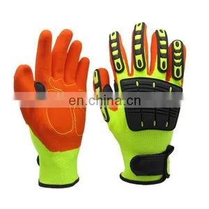 Men Construction Oil And Gas Use Mining Safety Nitrile Impact Protective Working Mechanical Gloves thumbnail-2
