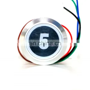 Blue Color Contactless Touchless Elevator Push Button thumbnail-1
