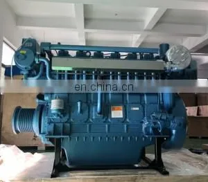 Chinese Factory 400hp WEICHAI X6170 Series 4 Stroke Marine Diesel Engine X6170ZC408-1 thumbnail-4