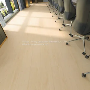 Old Ground Renovation Decoration Wood Grain Plastic Locking Floor Office Exhibition Hall Waterproof Flame Retardant SPC Stone Plastic Floor thumbnail-3