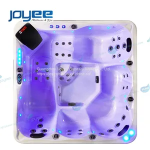 JOYEE Bubble Waterfall With LED Atmosphere Light Whirlpool Spa Massage Hot Tub thumbnail-2