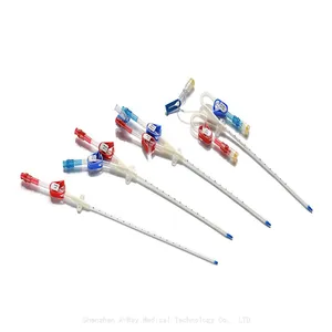 Peritoneal Hematodialysis System Dialysis Tube Catheter, HD IHD Hemodialysis Catheterization Set Equipment 11.5F 12F Single Double Triple Lumen thumbnail-2