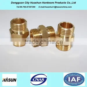 Customized Double Male Threaded Hose Brass Quick Connector thumbnail-1