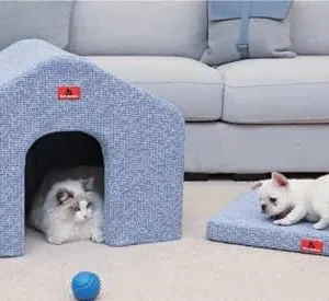 Luxury Pet Villa With Memory Foam Bed thumbnail-2