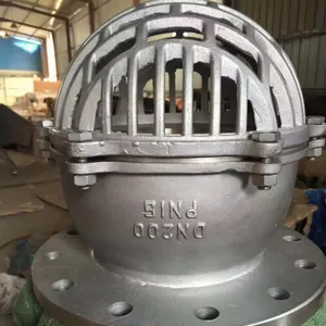 JIS 10k SS304 Screen Mesh WCB Body Flanged End ANSI API 2 Inch Foot Valve Bottom Valve for Water Steam thumbnail-4