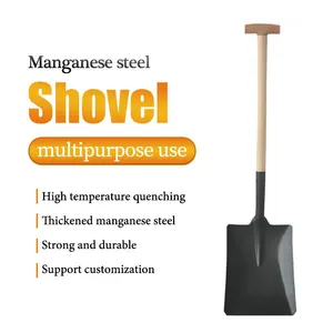 Tempered Steel Manual Shovel for African Agricultural Dealers Bulk Wholesale Supply for Planting Digging and Rural Farm Use thumbnail-1