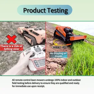 Vigorun MTSK800 Industrial Grade Gasoline Powered Remote Controlled Lawn Mower Flail Cutting High Torque Engine thumbnail-3