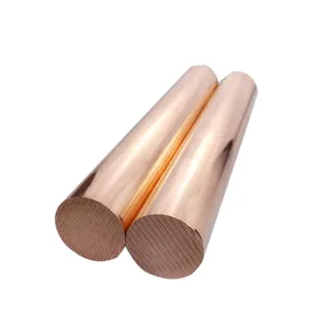 Factory Direct Copper Bars Wholesale Price Per Ton Pure Copper Bars 99.9% Copper Round Bars thumbnail-3