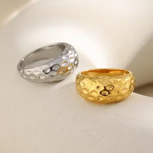 Anti-Tarnish Stainless Steel Ring for Daily Wear Rose Gold Plated 3mm Width Supplier thumbnail-4