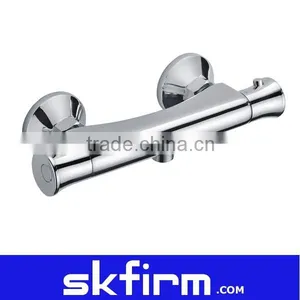Wall Mounted Brass Tub Faucet With Hand Shower Set In Chrome Finish thumbnail-1