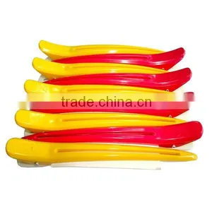 Colorful Plastic Hair Cutting Clip , Rubber Hair Clip Quality Choice thumbnail-1