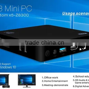 Android 5.1 Octa Core tv Stick Box Mini pc Android tv Box Cx-w8 W10 Pro Mini pc Z8300 Intel 2.4G Wifi bt 4.0 Mini pc Cx-w8 Pro thumbnail-1