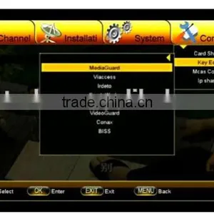 Newest Dvbs2 1080p Mpeg4 Satellite Receiver With ca thumbnail-3