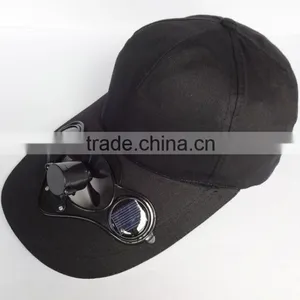 5 Panel Custom Solar Fan Hat for Summer thumbnail-5
