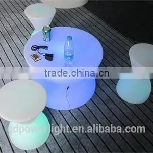 PE Plastic Bar Table With LED Lights and Remote 6040E thumbnail-3