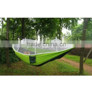 Ultralight Travel Portable Camping Hanging Bed Fabric For Hammock Swing With Mosquito Net thumbnail-6
